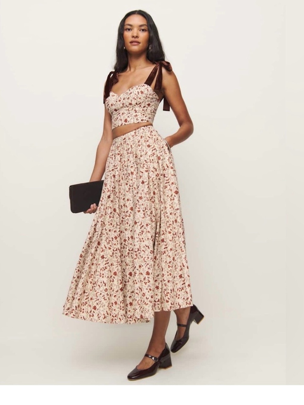 NEW Reformation X Kasey Musgraves Magnolia two piece set